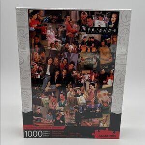 Aquarius Friends Collage 1000 Piece Jigsaw Puzzle, Multicolor Sealed New